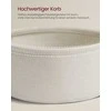 TV staliukas Songmics Kavos staliukas 75x45 cm Smėlio spalvos Su talpa