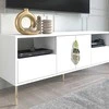 TV staliukas Spintelė, Skandica MERLIN, 136x40 cm, Balta