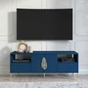 TV staliukas Spintelė, Skandica MERLIN, 136x40 cm, Tamsiai mėlyna