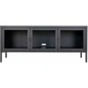 TV staliukas House Televizoriaus lentyna, Brisbane, 130x40x55 cm, Juoda