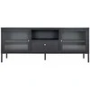 TV staliukas House Televizoriaus staliukas, Dalby, 150x35x60 cm, Juoda