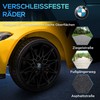 AIYAPLAY vaikiškas elektrinis automobilis, vaikiškas automobilis su 2.4G nuotolinio valdymo pulteliu, pakaba, elektrinis automobilis su MP3, USB, LED šviesa, skirtas 3-6 metų vaikams, geltonas