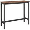 Songmics Baro stalas, 120x40x100 cm, rudas ir juodas