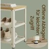 Songmics Batų suoliukas 30 x 73 x 45 cm