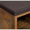 Songmics Batų suoliukas, 104x30x48 cm, balta