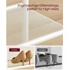Songmics Vasagle Drabužių lentyna su 9 kabliukais 30 x 85 x 180,5 cm ąžuolo spalvos-baltos spalvos