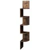 Songmics Kampinė lentyna, 20x20x126 cm, ruda