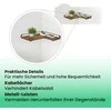 Songmics VASAGLE L formos kampinė lentyna, 2 vnt. rinkinys, sieninė lentyna