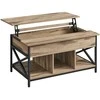 TV staliukas Songmics Kavos staliukas, 100x60x48-62 cm, rudas