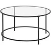 TV staliukas Songmics Kavos staliukas, 84x84x45.5 cm, juodas
