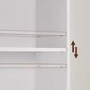 Songmics Knygų lentyna, 40x24x178.5 cm, balta