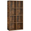 Songmics Knygų lentyna, 65.5x30x129.5 cm, ruda