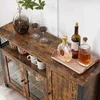 Songmics Komoda, 110x33x75 cm, Juoda