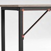 Songmics Kompiuterio stalas, 135x60x75 cm, juodas