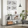 Songmics Konsolinis stalas, 100x73x30 cm, juodas