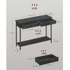 Songmics Konsolės stalas, 30x100x80 cm, antracito pilka