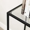 Songmics Konsolinis staliukas, 100x35x80 cm, juodas