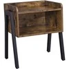 Songmics Naktinis staliukas, 46x35x51.5 cm, rudas