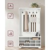 Songmics Prieškambario spinta, 100x35x180 cm, balta