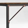 Songmics Rašomasis stalas, 135x60x75 cm, juodas, rudas