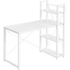 Songmics Rašomasis stalas 120x60x120,1 cm baltas