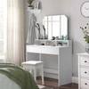 Songmics Tualetinis staliukas, 100x40x142 cm, balta