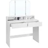 Songmics Tualetinis staliukas, 100x40x142 cm, balta