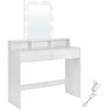 Songmics Tualetinis staliukas, 100x40x145 cm, balta