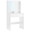 Songmics Tualetinis staliukas, 70x40x136 cm, balta