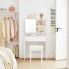 Songmics Tualetinis staliukas, 70x40x136 cm, balta