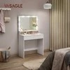 Songmics Tualetinis staliukas, 80x40x140 cm, balta