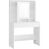 Songmics Tualetinis staliukas, 90x40x144.7 cm, balta
