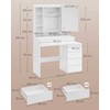 Songmics Tualetinis staliukas, 97.5x40x145 cm, balta