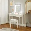 Songmics Tualetinis staliukas su komplektu, 90x40x134 cm, balta