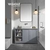 Songmics Tualeto staliukas, 90x30x60 cm, pilka