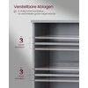 Songmics Tualeto staliukas, 90x30x60 cm, pilka