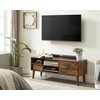Songmics TV staliukas, 120x40x49 cm, rudas