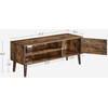 Songmics TV staliukas, 120x40x49 cm, rudas