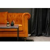 Venture Design 3-vietė sofa, aksomas, 217x88 cm, oranžinė