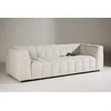 3-vietė sofa, Malou, 98x238x70 cm, kreminė