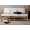 Venture Design 3-vietės sofa, lauko, 77x88x180 cm, natūrali