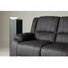 Venture Design 3 vietų atlošiamas sofa Singapore, juoda