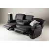 Venture Design 3 vietų atlošiamas sofa Singapore, juoda
