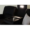 Venture Design 3 vietų atlošiamas sofa Singapore, juoda