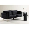 Venture Design 3 vietų sofa, Boom, 203x90 cm, Juoda