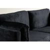 Venture Design 3 vietų sofa, Boom, 203x90 cm, Juoda
