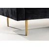 Venture Design 3 vietų sofa, Boom, 203x90 cm, Juoda
