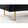 Venture Design 3 vietų sofa, Boom, 203x90 cm, Juoda