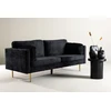 Venture Design 3 vietų sofa, Boom, 203x90 cm, Juoda