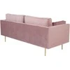 Venture Design 3 vietų sofa, Boom, 84x86x200 cm, Rožinė